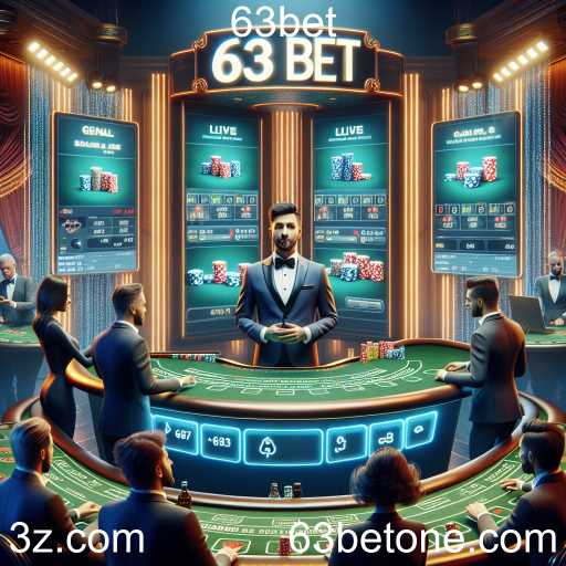 Experimente a Emoção do Cassino Ao Vivo no 63bet